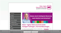 Desktop Screenshot of me-elektrotechnik.de