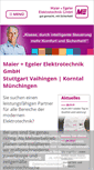 Mobile Screenshot of me-elektrotechnik.de